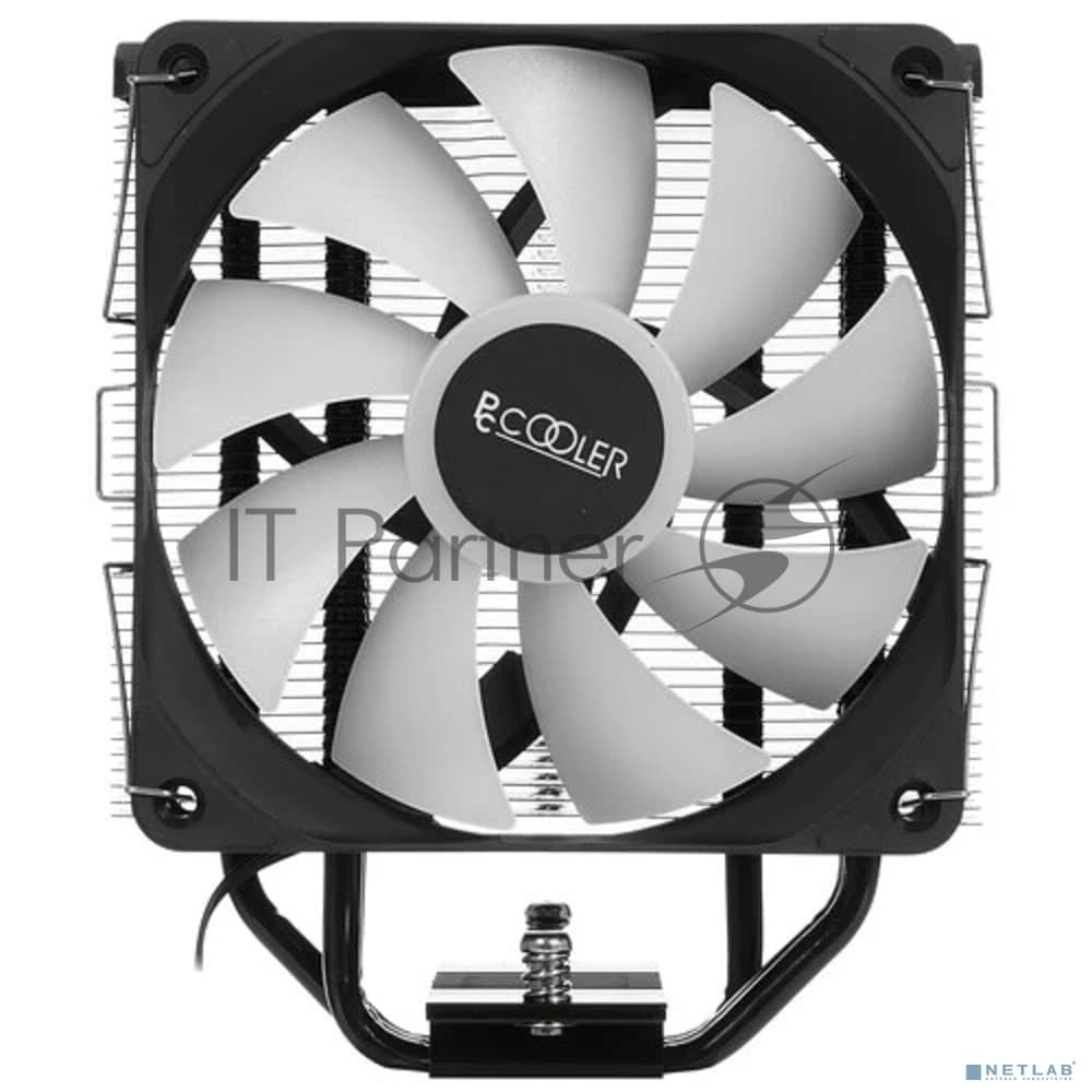 Кулер PCCooler Paladin EX300S черный 120мм алюминий+медь 1800rpm 28.6db 4-pin 125W 157мм