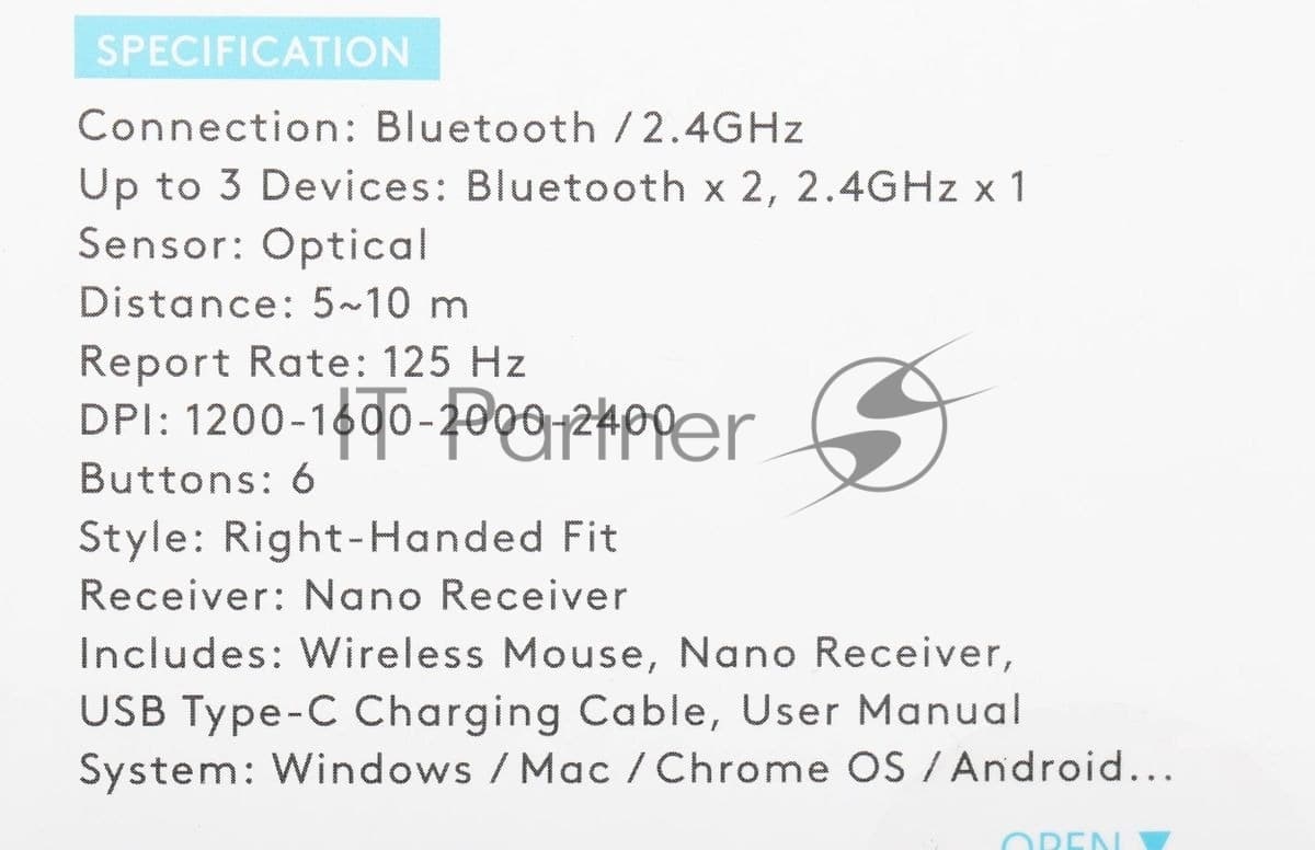 Мышь беспроводная A4Tech Fstyler FB35C белый, 2000 dpi, радиоканал, Bluetooth, USB, кнопки - 6