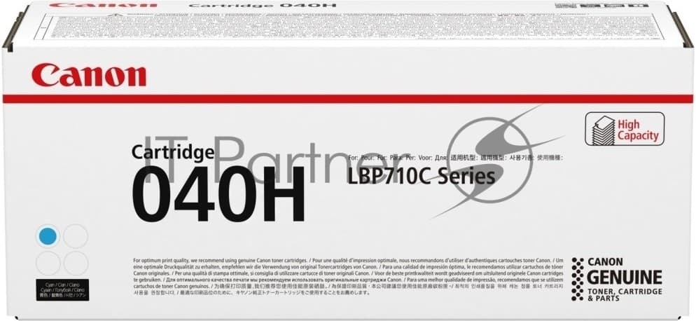 Картридж лазерный Canon 040HC 0459C002 голубой (10000стр.) для Canon LBP-710/712