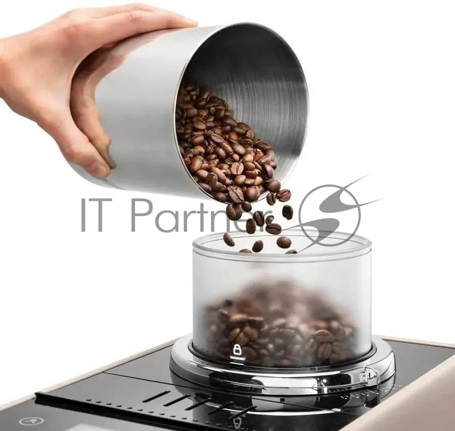Кофемашина автоматическая DeLonghi EXAM440.55.BG бежевый, исп. кофе - зерновой/молотый, 1.4 л, 1450 Вт, 19 бар