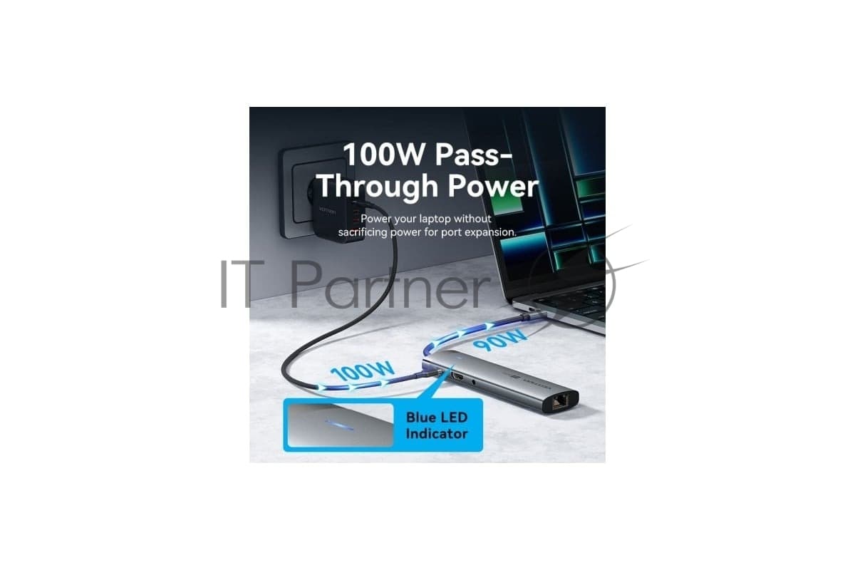 Мультифункциональный хаб Vention USB-C 9 в 1, шт.