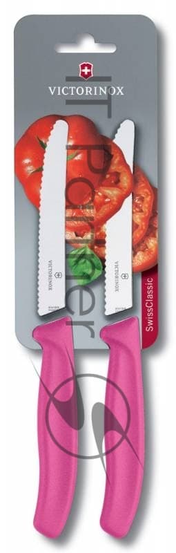Набор ножей кухон. Victorinox Swiss Classic (6.7836.L115B) компл.:2шт розовый блистер