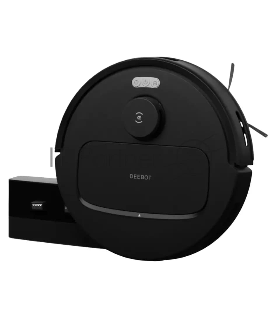 Робот-пылесос Ecovacs Deebot N20e черный, 5200 мА*ч Li-Ion, уборка сухая/влажная, пылесборник контейнер 0.35 л