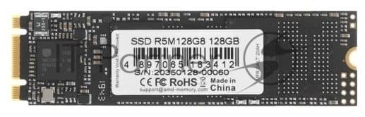 Накопитель SSD AMD Radeon R5M128G8, 128Gb, M.2 2280, SATA III, R/W 542/453