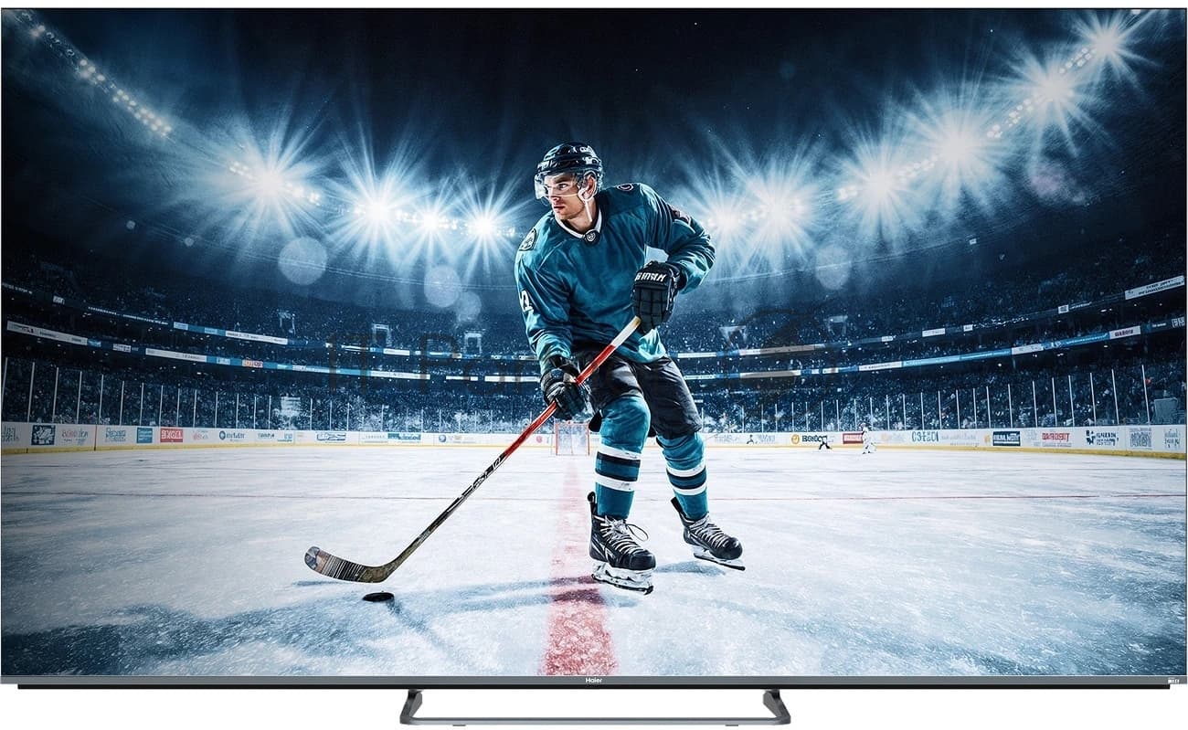 Телевизор Haier 75" DH1ZL1D00RU серый/черный MiniLED 4K UHD 60Hz Android TV 2GB/32GB