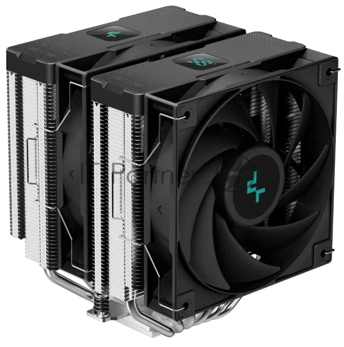 Кулер для процессора DEEPCOOL AG620 DIGITAL серебристый/черный, 120 мм, алюминий/медь, 1950 об/мин, 29.4 дБ, 4 pin, 260 Вт, 161 мм