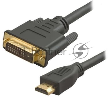 Кабель HDMI/DVI 5bites APC-073-030 HDMI M/DVI M (24+1) double link, зол.разъемы, ферр.кольца, 3м.