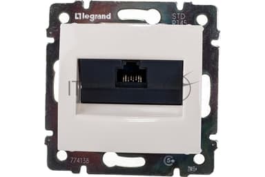 Розетка информационная Legrand 774138 RJ45 UTP кат5е 1в Valena слк вн