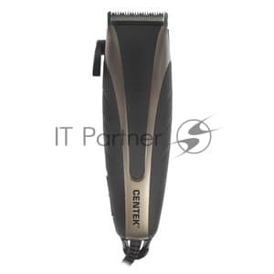Машинка для стрижки Centek CT-2110 (серый/черный) титановые ножи, прорезиненный корпус