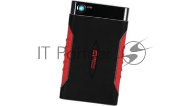 Внешний HDD 2.5" Silicon Power Armor A15, 1TB, USB 3.2 Gen 1 Type-A, 5400 rpm, черно-красный