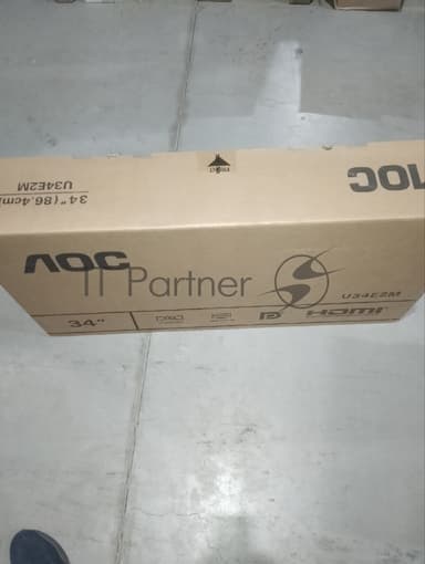 (Поврежденная упаковка) Монитор AOC 34" U34E2M, 21:9, VA, UWQHD, 4ms, 300cd, 100Hz, HDMI, DP U34E2M (Новый товар в заводской упаковке с повреждениями)