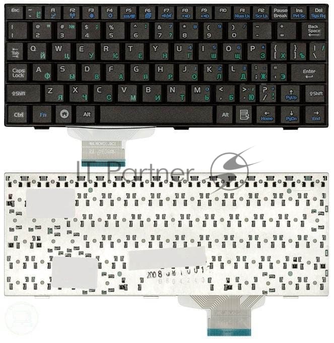 Клавиатура для ноутбука Asus Eee PC 700 701 900 901 черная