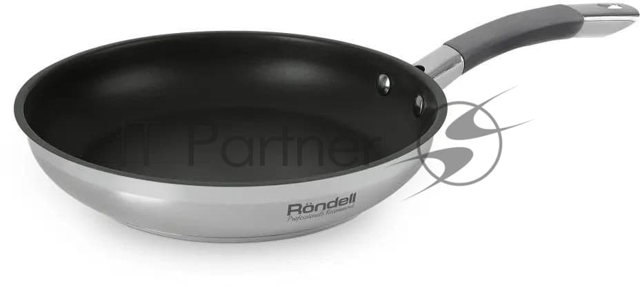 Сковорода Rondell Flamme RDS-1673 круглая 24см покрытие: Eclipse ручка несъемная (без крышки) стальной