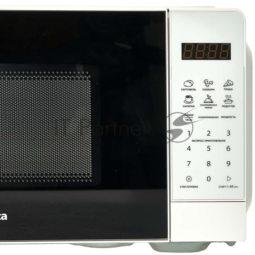 Микроволновая печь DELTA DL-90L20 белый, 20 л, 700 Вт, переключатели - сенсор