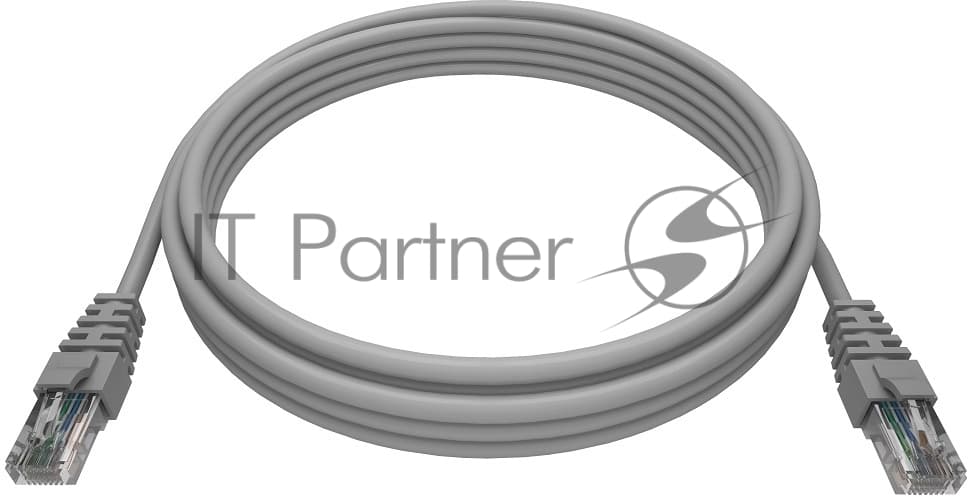 Патч-корд NTSS NTSS-PC-UTP-RJ45-5e-20.0-LSZH-GY NTSS-PC-UTP-RJ45-5E-20.0-LSZH UTP RJ-45 вил.-вилка RJ-45 кат.5E 20м серый LSZH (уп.:1шт) 26AWG
