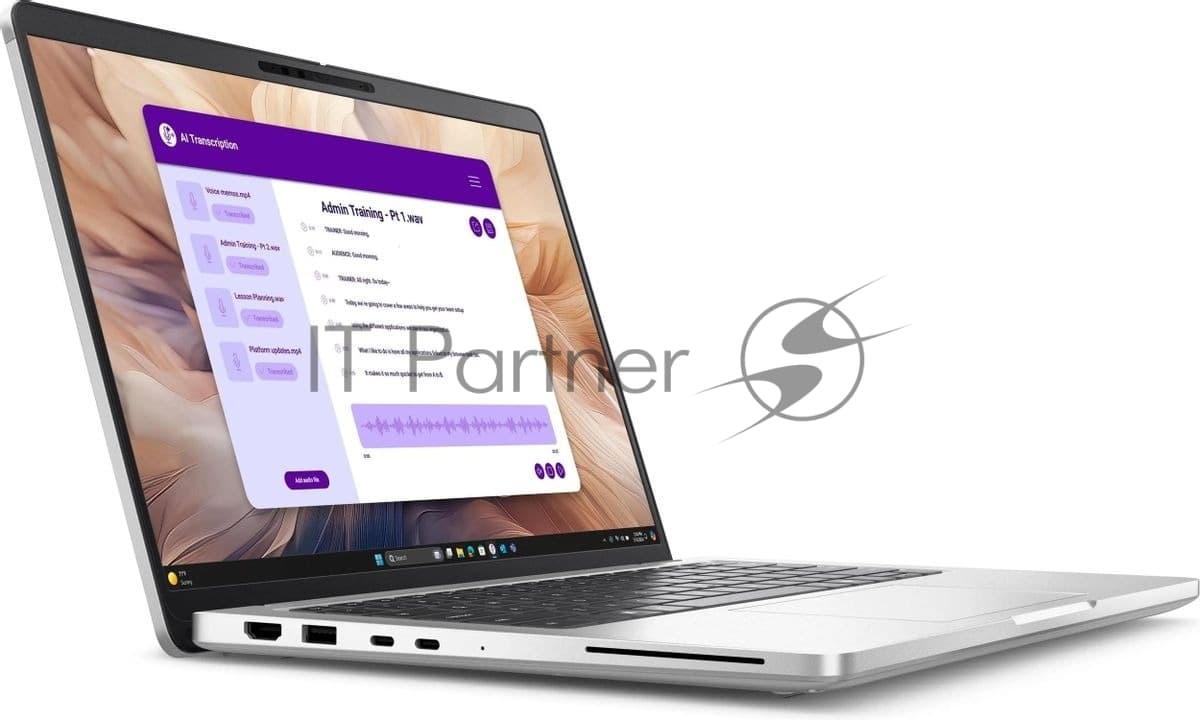 Ноутбук Dell Pro 14 Plus/14.0"/IPS/Intel Core Ultra 7 265U/32GB/1TB SSD/Intel graphics/Linux/серебристый/1.4kg