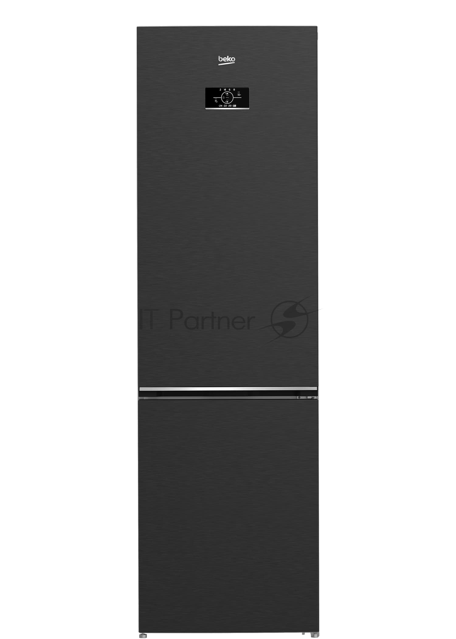 Холодильник Beko B3RCNK405HDXBR антрацит двухкамерный морозилка снизу, No Frost