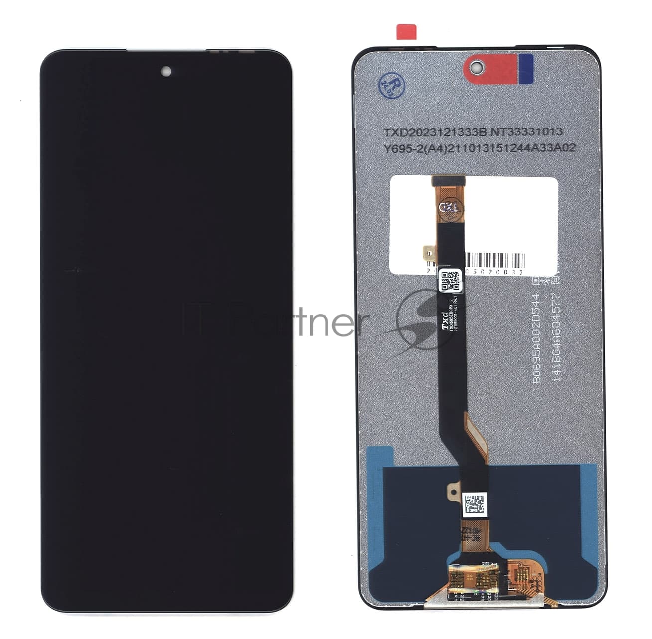 Дисплей для Tecno Pova 3 (LF7n) в сборе с тачскрином черный orig lcd