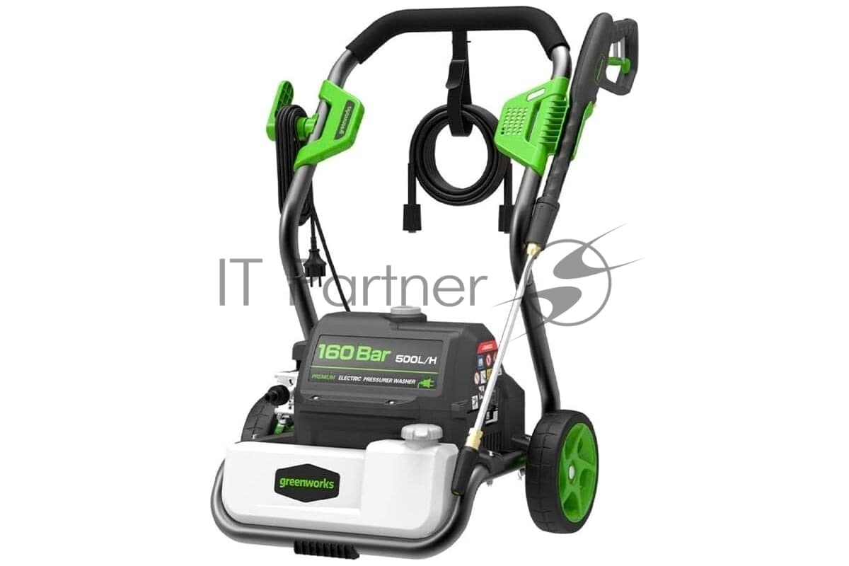 Мойка высокого давления GreenWorks GPWG8II 160 bar электрическая
