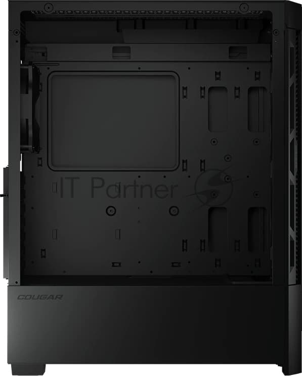 Компьютерный корпус Cougar Airface, 1x120мм Fan, без БП, черный, ATX