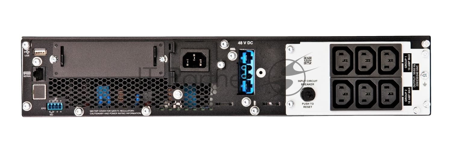 Источник бесперебойного питания APC Smart-UPS SRT SRT1500RMXLI 1500Вт 1500ВА черный
