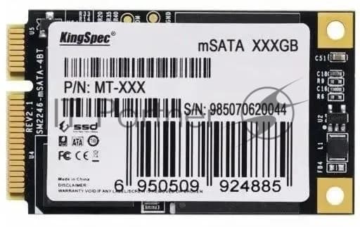 Накопитель SSD KINGSPEC MT Series MT-512, mSATA, R/W 560/540, 3D NAND