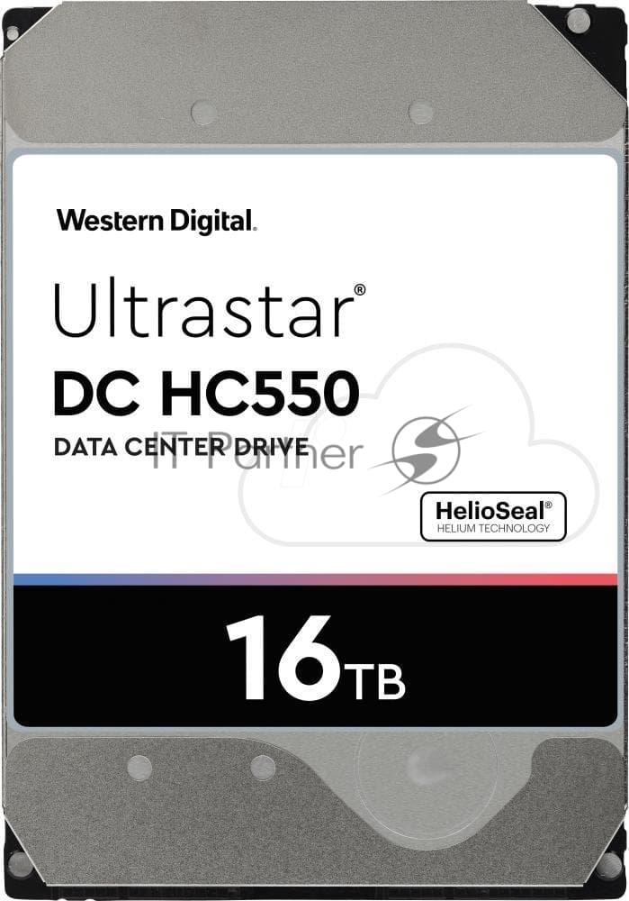 Жесткий диск WD SATA 16Tb 7200RPM 6Gb/S 512MB DC HC550 0F38466