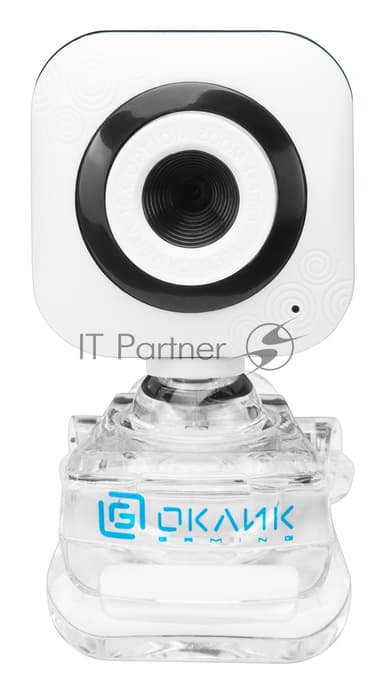 Веб-камера Оклик OK-C8812 белый 0.3Mpix (640x480) USB2.0 с микрофоном