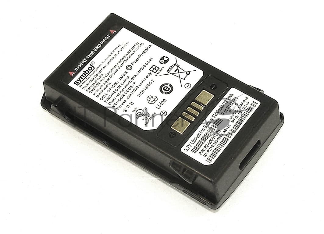 Аккумуляторная батарея для терминала сбора данных Zebra/Motorola Symbol MC3200 MC3300 серий 5200 mAh