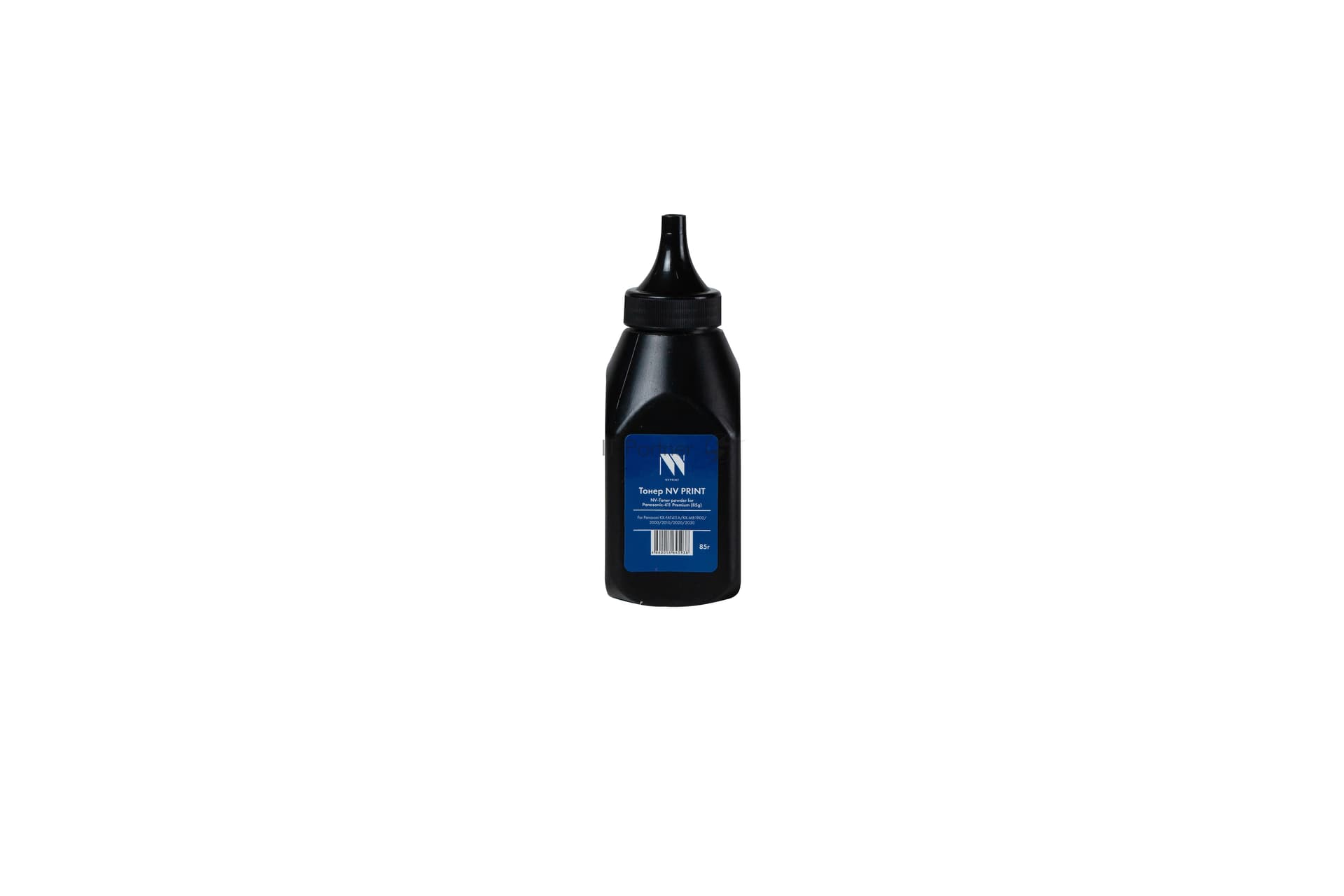 Тонер NVPrint для Panasonic KX-FAT411A KX-MB1900/2000/2010/2020/2030 Premium (85G) (бутыль)