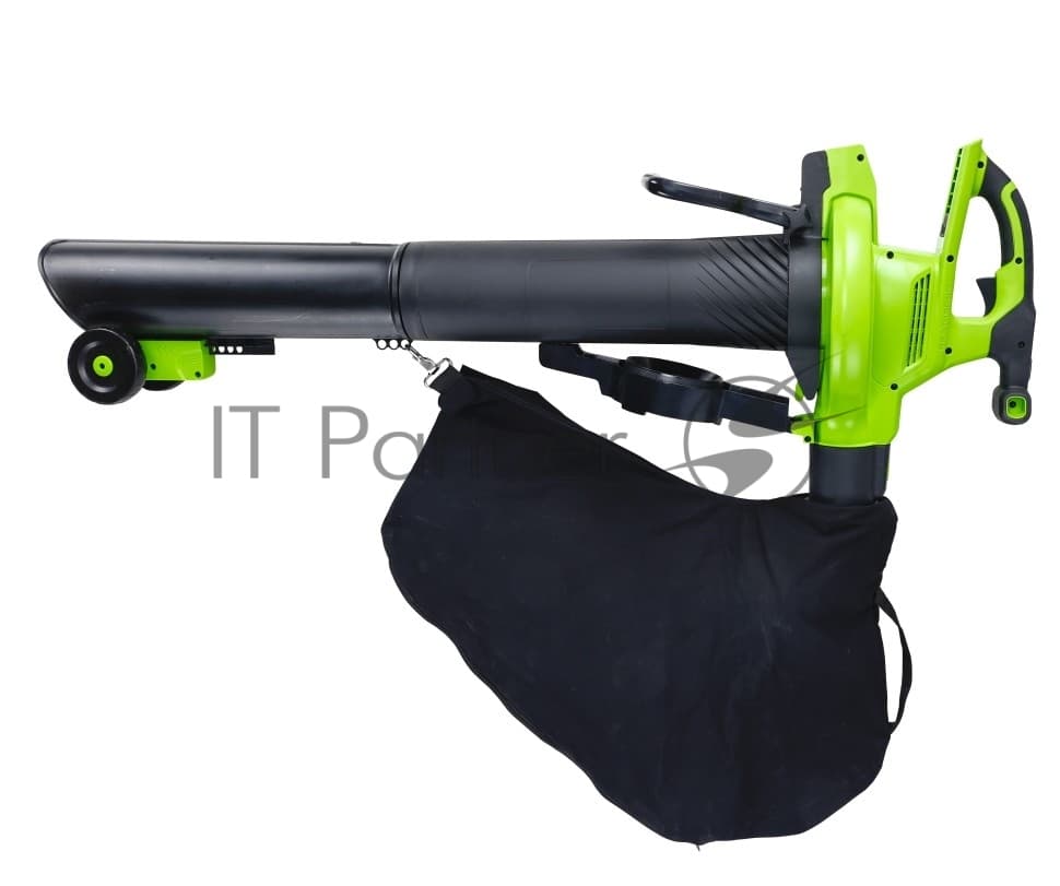 Садовый пылесос и воздуходув GreenWorks GD40BVIIK5, 40V, бесщеточный, c 1хАКБ 5А·ч и ЗУ (2406907UG)