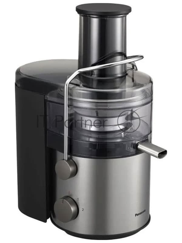 Соковыжималка Panasonic MJ-CB600STQ серебристый, центробежная, 1000 Вт, 1500 мл, механическое