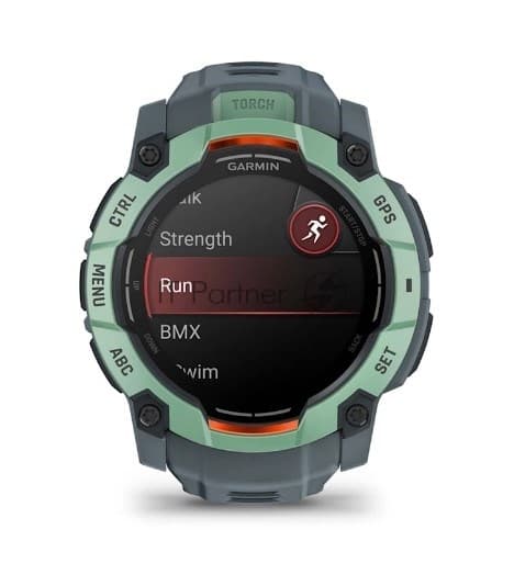 Умные часы Garmin Instinct 3 AMOLED 50mm, 1.3" AMOLED, ANT+, Bluetooth, 10 ATM, нео тропик / серый
