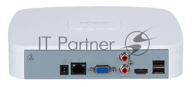 Видеорегистратор DAHUA DHI-NVR2104-S3, 4 Channel Smart 1U 1HDD Network Video Recorder