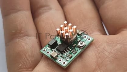 Медный радиатор 8х8х3 мм с термоскотчем 3M 9448A