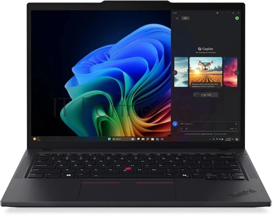 Ноутбук ThinkPad T14 Gen 6 14" WUXGA (1920x1200) IPS 400N, Ryzen AI 7 PRO 350, 1x16GB DDR5-5600, 512GB SSD M.2, Radeon 860M, WiFi7, BT, TPM2, FPR, 5MP+IR Cam, 57Wh, 65W USB-C, Win 11 Pro, 1.38kg, 1Y
