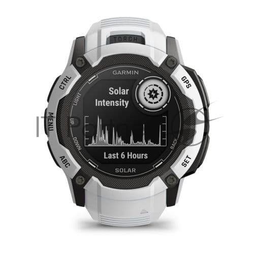 Умные часы Garmin Instinct 2X Solar, 1.0" MIP, 5G, Bluetooth, IPX7, белый