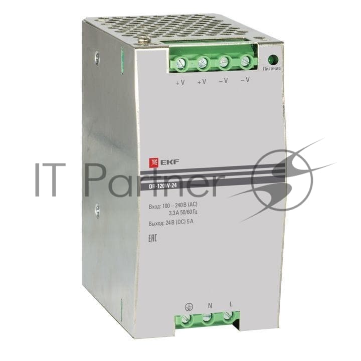 Блок питания 24В DR-120W-24 EKF dr-120w-24