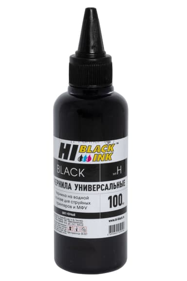Чернила Hi-Black универсальные для HP (Тип H-V1), Bk, 0,1 л.