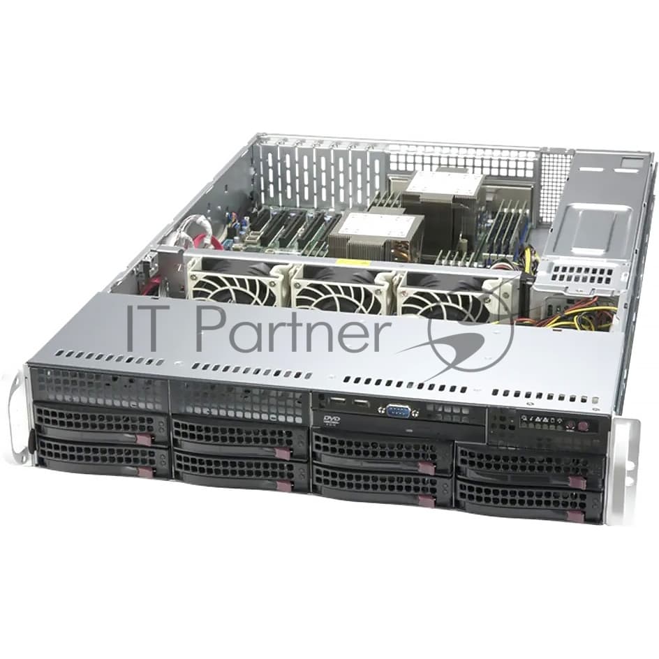 Платформа системного блока SuperMicro SYS-620P-TRT 2U, 2xLGA4189 (up to 270W), iC621A (X12DPi-NT6), 16xDDR4, up to 8x3.5 SAS/SATA, 4x PCIE 4.0x16 LP, 2x PCIE 4.0x8 LP, 2x 10GBase-T (x550), OOB, 2x 1200W