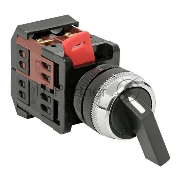 Переключатель АLСLR-22 3P черный NO+NC PROxima