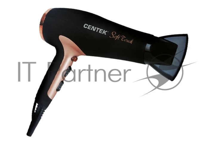 Фен Centek CT-2241 черный/розовое золото, 1900 Вт