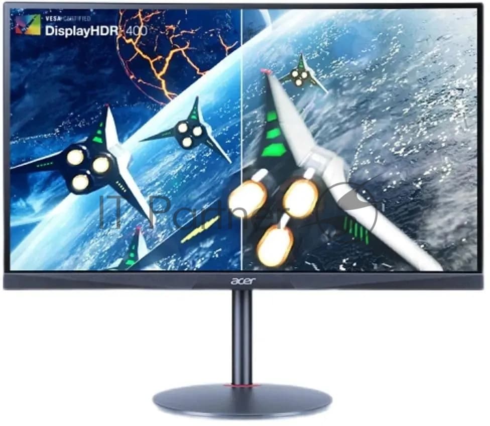 Монитор 27" Acer Nitro XR272UPbmiipruzx IPS 2560x1440, 170 Гц, 1 мс, 16:9, 400 кд/м2, 2хHDMI, 1хDP, 1хUSB-C, изогнутый, черный