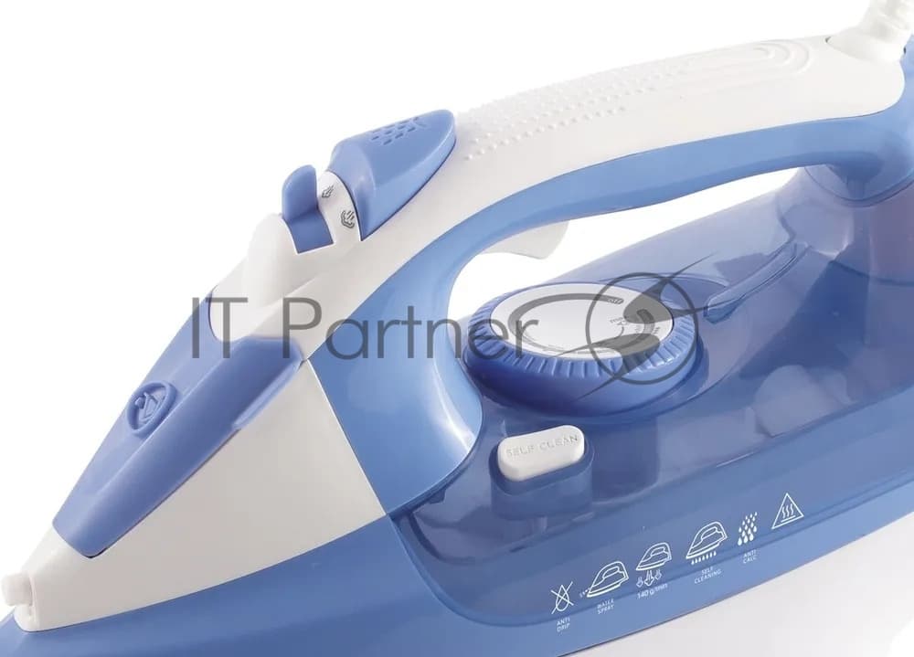 Утюг Vitek VT-8330 2400Вт белый/голубой