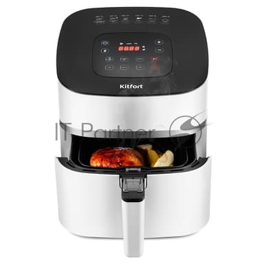Аэрогриль Kitfort KT-2217 1500Вт белый/черный