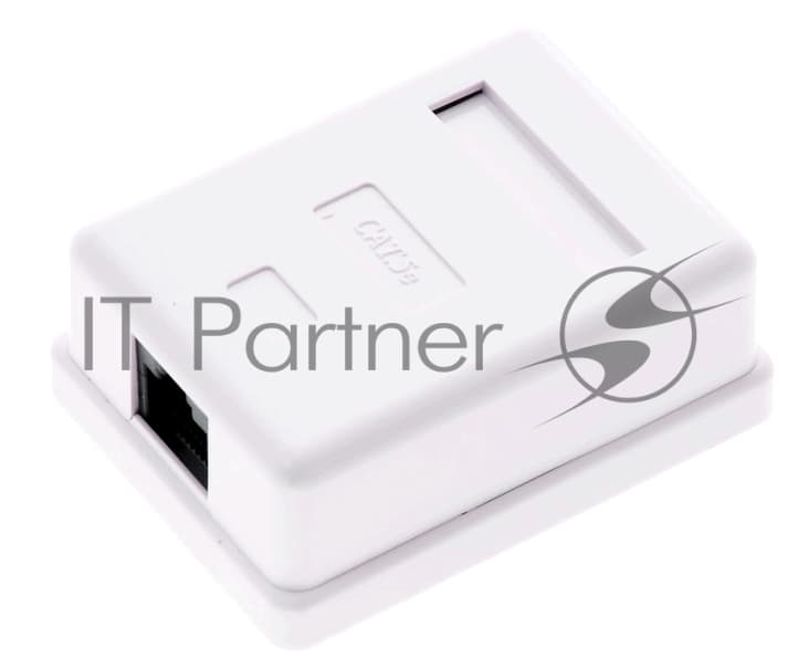 Розетка внешняя RJ-45 5e кат., 1порт. 5bites LY-SB01-A