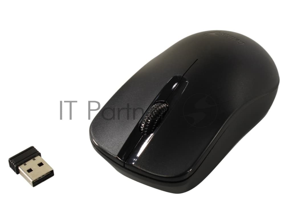 Мышь беспроводная Genius NX-7000X черный, 1200 dpi, радиоканал, USB, кнопки - 3