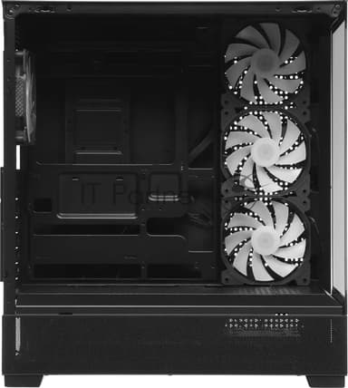 Корпус ACCORD ACC-ZA11B AR Black, Midi-Tower, чёрный, 4 x 120 мм