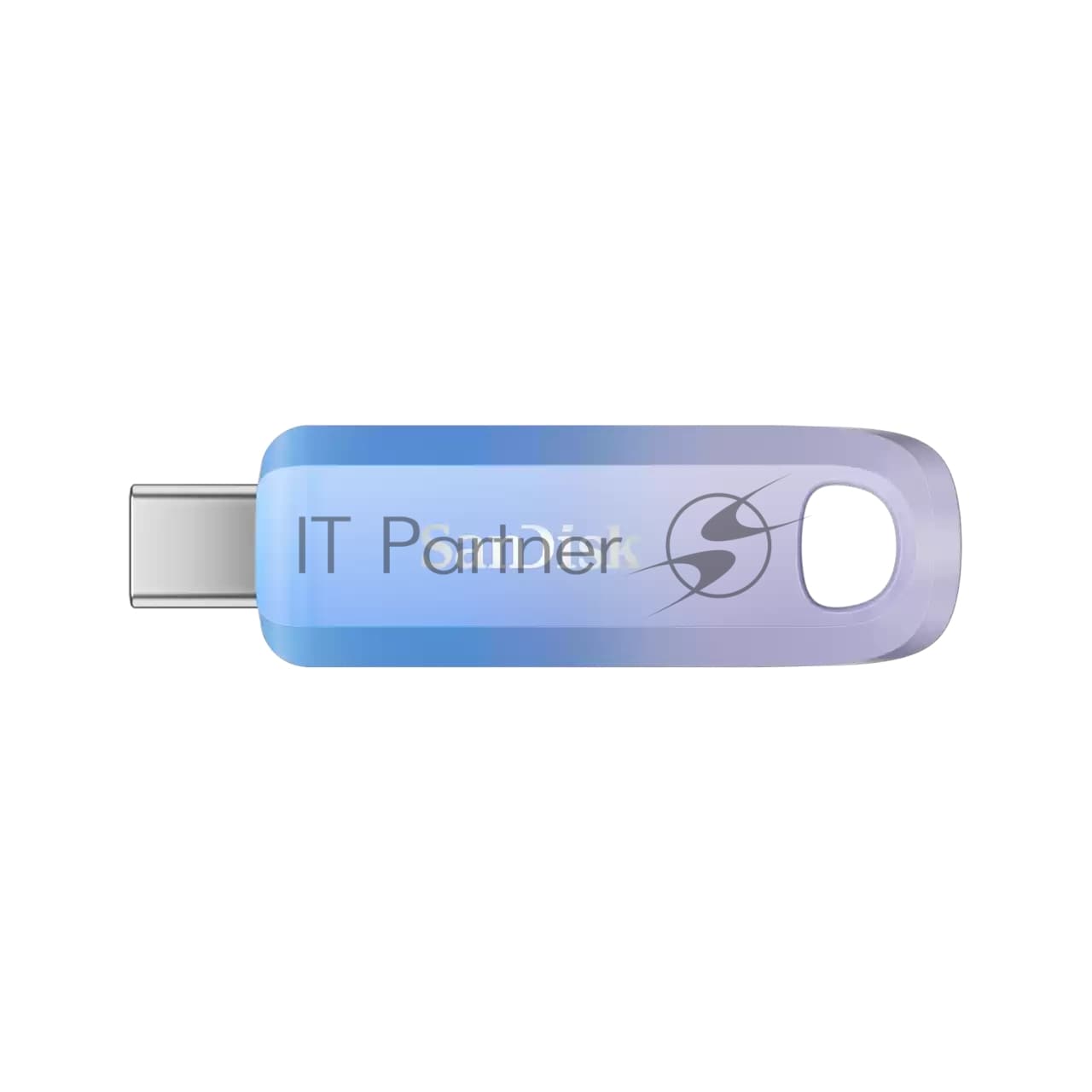 Флешка USB SanDisk Creator Series (SDCZ75C-256G-G46), 256Gb, USB Type-C, R/W 400/150, синий