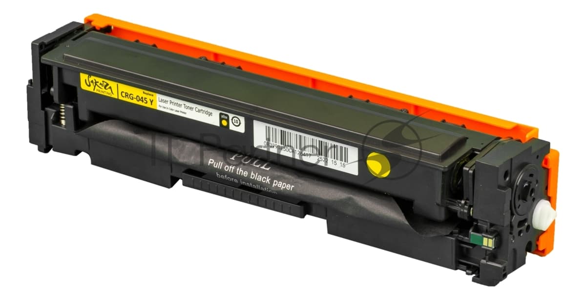 Картридж лазерный Sakura CRG045Y для Canon i-SENSYS LBP-610C, MF-630C, желтый, 1 300к.